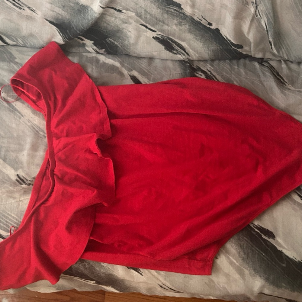 Rainbow Red Bodysuit Size 2X